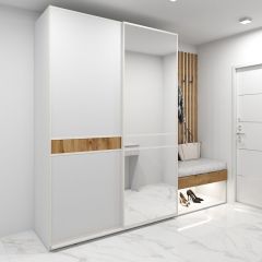 Шкаф-купе 1600 серии SOFT D6+D4+B2+PL2 (2 ящика+1штанга+1 полка) профиль «Капучино» в Урае - uray.mebel24.online | фото 5
