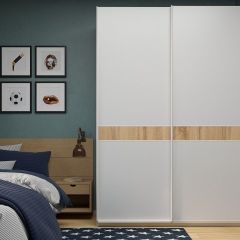 Шкаф-купе 1600 серии SOFT D6+D6+B2+PL3 (2 ящика+2штанги) профиль «Капучино» в Урае - uray.mebel24.online | фото 5