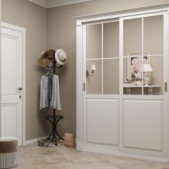 Шкаф-купе 1700 серии NEW CLASSIC K4+K4+B2+PL4 (2 ящика+F обр. штанга) профиль «Капучино» в Урае - uray.mebel24.online | фото