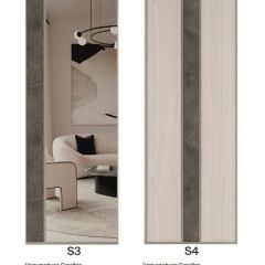 Шкаф-купе 1950 серии SILVER S3+S1+S4 B22+PL3 (по 2 ящика лев/прав+2 штанги) профиль «Серебро» в Урае - uray.mebel24.online | фото 12