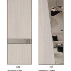 Шкаф-купе 1950 серии SILVER S3+S1+S4 B22+PL3 (по 2 ящика лев/прав+2 штанги) профиль «Серебро» в Урае - uray.mebel24.online | фото 14