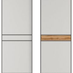 Шкаф-купе 2100 серии SOFT D4+D4+D4+B22+PL1 (по 2 ящика лев/прав+1штанга) профиль «Графит» в Урае - uray.mebel24.online | фото 10