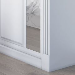 Шкаф-купе 2150 серии NEW CLASSIC K6Z+K1+K6+B22+PL2(по 2 ящика лев/прав+1 штанга+1 полка) профиль «Капучино» в Урае - uray.mebel24.online | фото 5