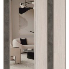 Шкаф-купе 2250 серии SILVER S4+S1+S4 B22+PL4 (по 2 ящика лев/прав+F обр.штанга) профиль «Серебро» в Урае - uray.mebel24.online | фото 11