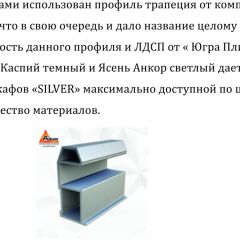 Шкаф-купе 2250 серии SILVER S5+S5+S5 B22+PL4 (по 2 ящика лев/прав+F обр.штанга) профиль «Серебро» в Урае - uray.mebel24.online | фото 4
