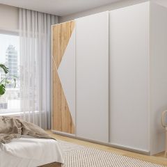 Шкаф-купе 2400 серии SOFT D7+D3+D3+B22+PL4 (по 2 ящика лев/прав+2штанги) профиль «Капучино» в Урае - uray.mebel24.online | фото 5