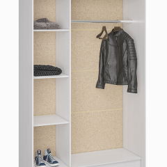Шкаф-купе Бассо 1300 (Ясень Анкор светлый) в Урае - uray.mebel24.online | фото 2