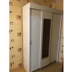 Шкаф-купе Бассо 1300 (Белый) в Урае - uray.mebel24.online | фото 3