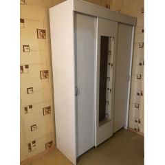 Шкаф-купе Бассо 1300 (Белый) в Урае - uray.mebel24.online | фото 4