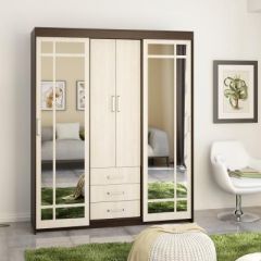 ДИПЛОМАТ 01 Шкаф-купе (Анкор темный/Анкор белый) в Урае - uray.mebel24.online | фото