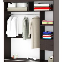Шкаф-купе Фаворит 1.8 серия Альянс (Венге) в Урае - uray.mebel24.online | фото 2