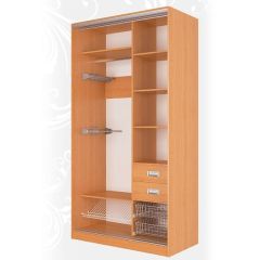 Шкаф-купе Жаклин 1200 вариант-1 (ЛДСП/ЛДСП) в Урае - uray.mebel24.online | фото 2