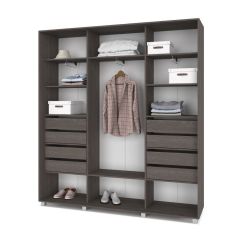 МАРТИН Шкаф-купе Анкор темный (2200*450) М421 в Урае - uray.mebel24.online | фото 4