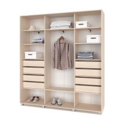 МАРТИН Шкаф-купе Млечный дуб (2000*450) М401 в Урае - uray.mebel24.online | фото 4