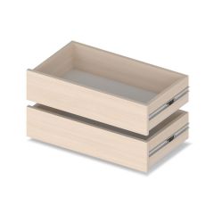 МАРТИН Шкаф-купе с зеркалами Млечный дуб (2200*450) М423 в Урае - uray.mebel24.online | фото 3