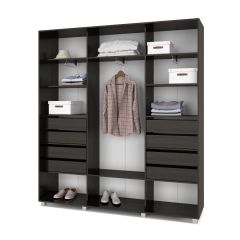 МАРТИН Шкаф-купе с зеркалами Венге (2000*450) М403 в Урае - uray.mebel24.online | фото 4