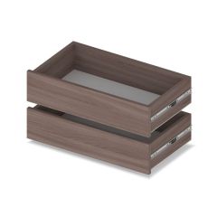 МАРТИН Шкаф-купе с зеркалом Шимо темный (2200*450) М422 в Урае - uray.mebel24.online | фото 3
