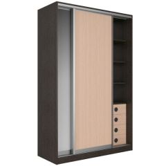 Шкаф-купе Рене 1500 вариант 1 (ЛДСП/ЛДСП) в Урае - uray.mebel24.online | фото 2