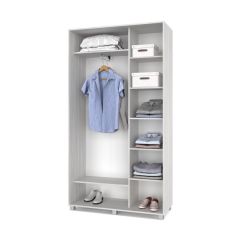 РОЛАНД Шкаф-купе с зеркалами Шимо светлый (450*1200) P423 в Урае - uray.mebel24.online | фото 3