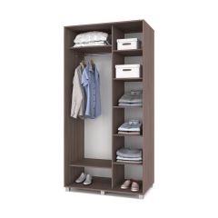 РОЛАНД Шкаф-купе с зеркалами Шимо темный (600*1100) Р613 в Урае - uray.mebel24.online | фото 2