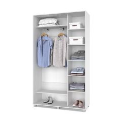 РОЛАНД Шкаф-купе с зеркалом Анкор светлый (450*1300) Р432 в Урае - uray.mebel24.online | фото 2