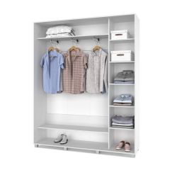 РОЛАНД Шкаф-купе с зеркалом Анкор светлый (450*1800) Р482 в Урае - uray.mebel24.online | фото 2