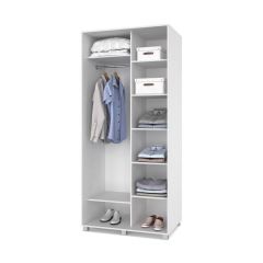 РОЛАНД Шкаф-купе с зеркалом Анкор светлый (600*1000) Р602 в Урае - uray.mebel24.online | фото 2