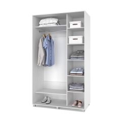 РОЛАНД Шкаф-купе с зеркалом Анкор светлый (600*1400) Р642 в Урае - uray.mebel24.online | фото 2