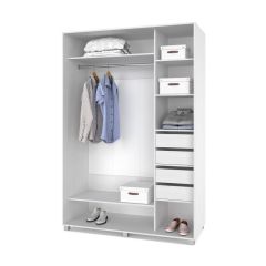 РОЛАНД Шкаф-купе с зеркалом Анкор светлый (600*1400) Р642 в Урае - uray.mebel24.online | фото 4
