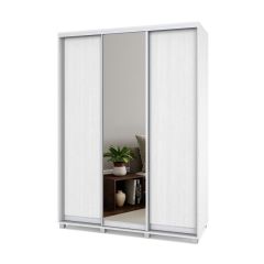 РОЛАНД Шкаф-купе с зеркалом Анкор светлый (600*1700) Р672 в Урае - uray.mebel24.online | фото