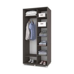 РОЛАНД Шкаф-купе с зеркалом Анкор темный (600*1000) Р602 в Урае - uray.mebel24.online | фото 2