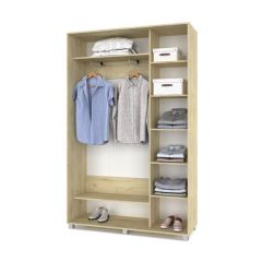РОЛАНД Шкаф-купе с зеркалом Ирландский дуб (450*1400) Р442 в Урае - uray.mebel24.online | фото 3