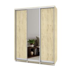 РОЛАНД Шкаф-купе с зеркалом Ирландский дуб (450*1700) Р472 в Урае - uray.mebel24.online | фото