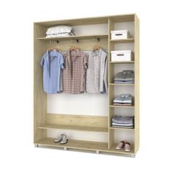 РОЛАНД Шкаф-купе с зеркалом Ирландский дуб (450*1800) Р482 в Урае - uray.mebel24.online | фото 2