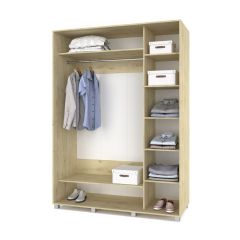 РОЛАНД Шкаф-купе с зеркалом Ирландский дуб (600*1600) Р662 в Урае - uray.mebel24.online | фото 2