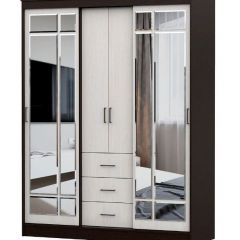 Шкаф-купе ШКП 1 (Венге/Ясень Анкор светлый) в Урае - uray.mebel24.online | фото