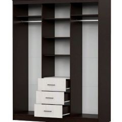 Шкаф-купе ШКП 1 (Венге/Ясень Анкор светлый) в Урае - uray.mebel24.online | фото 2