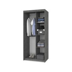 ТОМАС Шкаф-купе Камень темный - Ирландский дуб Т21 в Урае - uray.mebel24.online | фото 2