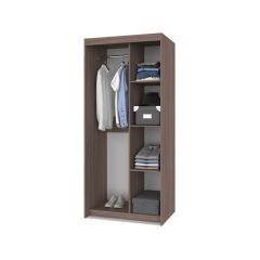 ТОМАС Шкаф-купе с зеркалом Шимо темный/светлый Т22 в Урае - uray.mebel24.online | фото 2