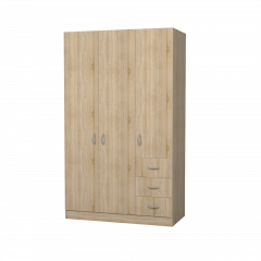 Шкаф Лофт 3-х створчатый в Урае - uray.mebel24.online | фото