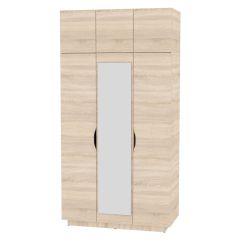 Шкаф с зеркалом "Аврора (H23_M)" в Урае - uray.mebel24.online | фото 5