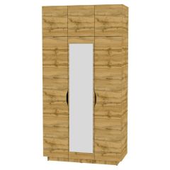 Шкаф с зеркалом "Аврора (H23_M)" в Урае - uray.mebel24.online | фото 18