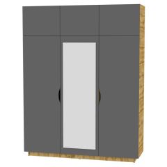 Шкаф с зеркалом "Аврора (H29_M)" в Урае - uray.mebel24.online | фото 19