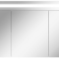 Шкаф-зеркало Аврора 100 с подсветкой LED Домино (DV8012HZ) в Урае - uray.mebel24.online | фото
