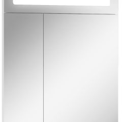 Шкаф-зеркало Аврора 60 с подсветкой LED Домино (DV8005HZ) в Урае - uray.mebel24.online | фото