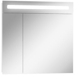 Шкаф-зеркало Аврора 70 с подсветкой LED Домино (DV8007HZ) в Урае - uray.mebel24.online | фото 1
