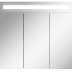 Шкаф-зеркало Аврора 80 с подсветкой LED Домино (DV8009HZ) в Урае - uray.mebel24.online | фото 4