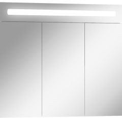 Шкаф-зеркало Аврора 80 с подсветкой LED Домино (DV8009HZ) в Урае - uray.mebel24.online | фото 1
