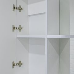 Шкаф-зеркало Норма 2-50 левый АЙСБЕРГ (DA1607HZ) в Урае - uray.mebel24.online | фото 7