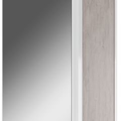 Шкаф-зеркало Uno 60 Дуб серый левый/правый Домино (DU1503HZ) в Урае - uray.mebel24.online | фото 1